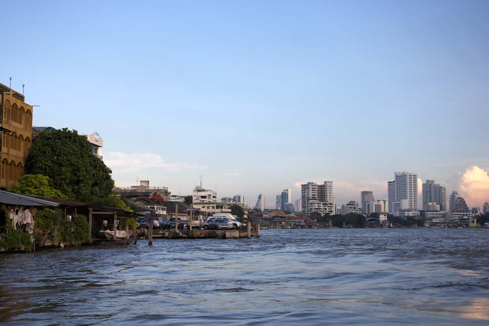 photo,material,free,landscape,picture,stock photo,Creative Commons,Scenery from Chao Phraya , ship, building, river, The Menam