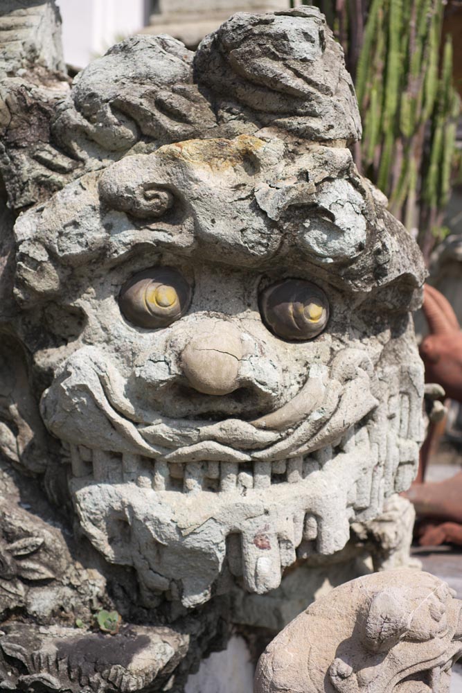 fotografia, materiale, libero il panorama, dipinga, fotografia di scorta,Una statua di pietra di Wat Suthat, tempio, Immagine buddista, prenda a sassate statua, Bangkok