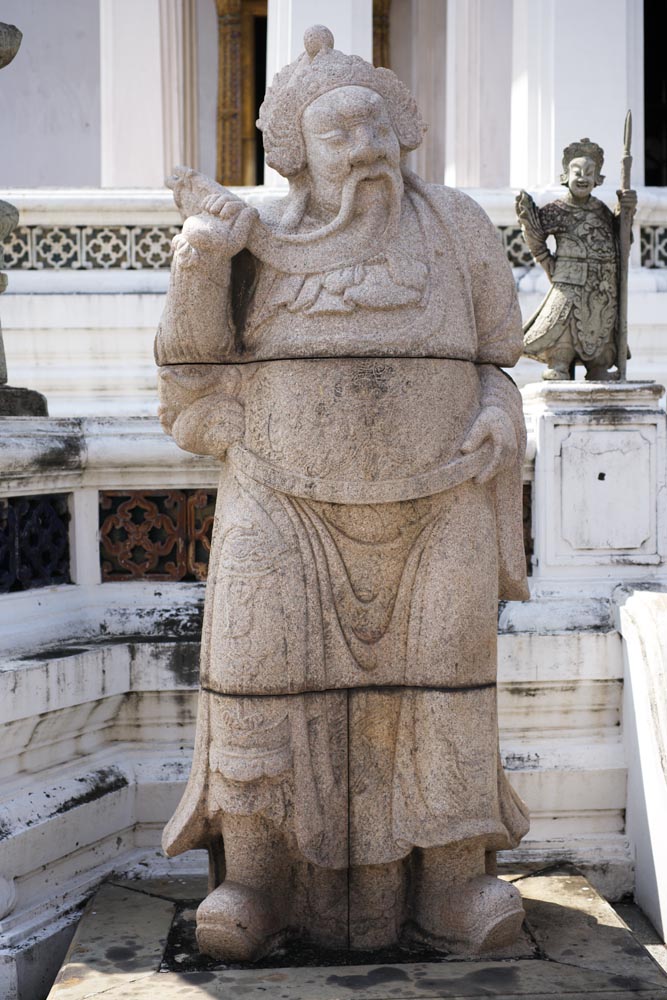 photo, la matire, libre, amnage, dcrivez, photo de la rserve,Une statue de pierre de Wat Suthat, temple, Image bouddhiste, statue de pierre, Bangkok