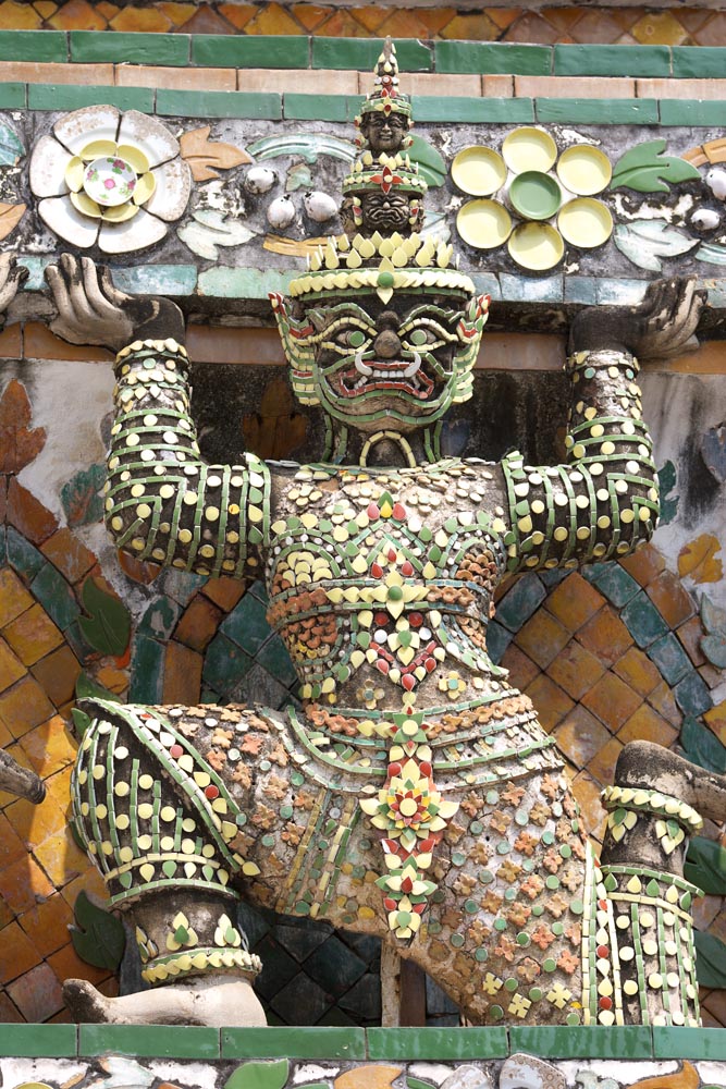 fotografia, material, livra, ajardine, imagine, proveja fotografia,Uma imagem de Templo de Dawn, templo, Imagem budista, azulejo, Bangkok