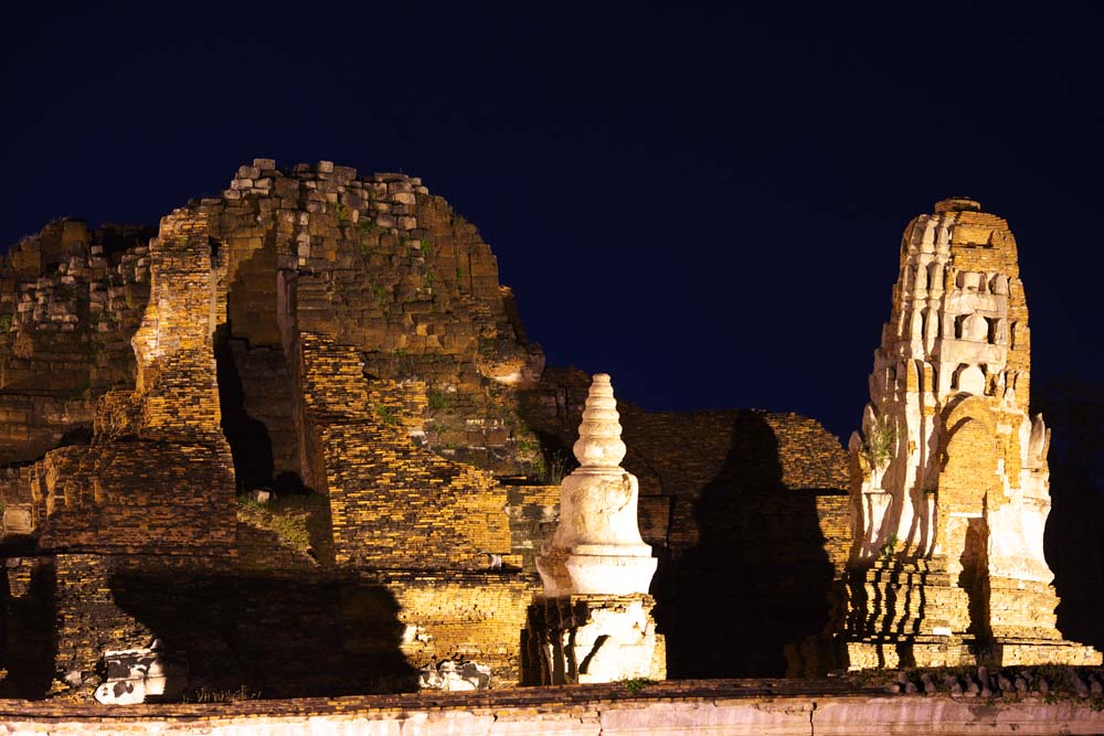 fotografia, material, livra, ajardine, imagine, proveja fotografia,Wat Phra Mahathat, A herana cultural de mundo, Budismo, construindo, Ayutthaya permanece