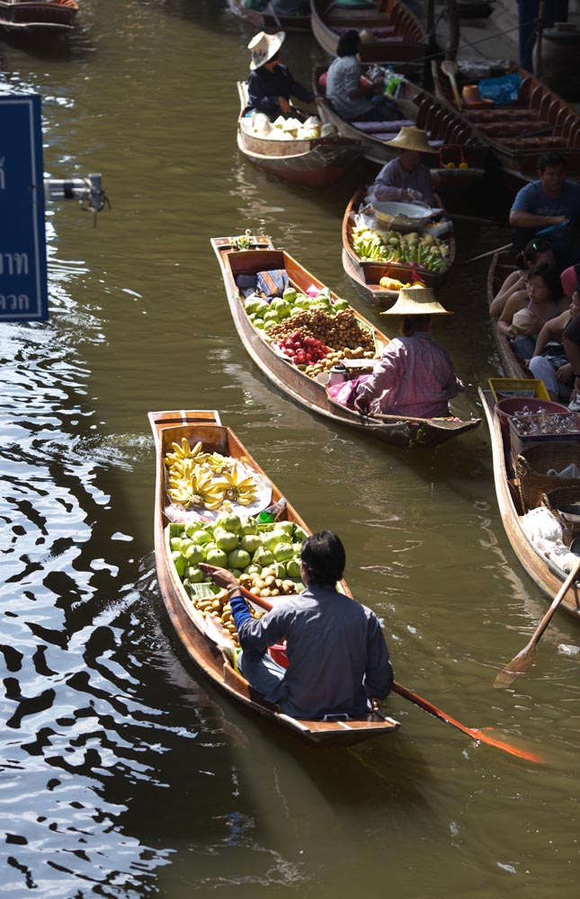 Foto, materieel, vrij, landschap, schilderstuk, bevoorraden foto,Vrucht verkopend van het water markt, Markt, Aankoop en aan het verkopen, Boot, 