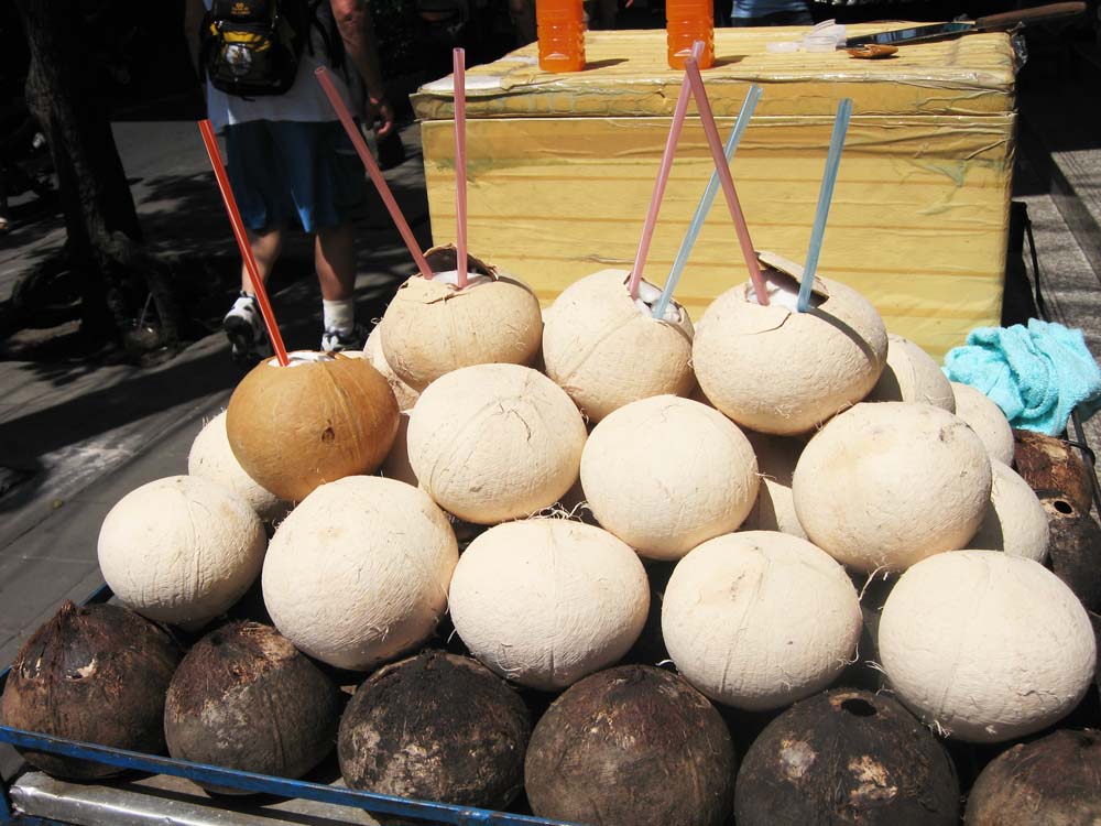 photo,material,free,landscape,picture,stock photo,Creative Commons,A stand of coconut juice, coconut, coconut palm, , coconut tree