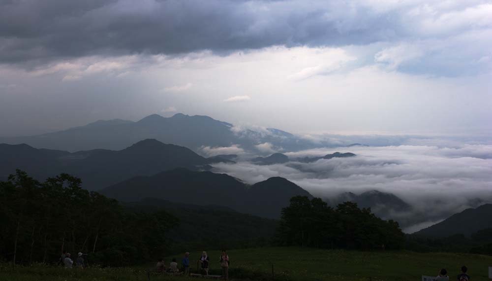 Foto, materiell, befreit, Landschaft, Bild, hat Foto auf Lager,Aussehen entlang bei einem Meer der Wolken, Meer der Wolken, Wolke, Der Himmel, 