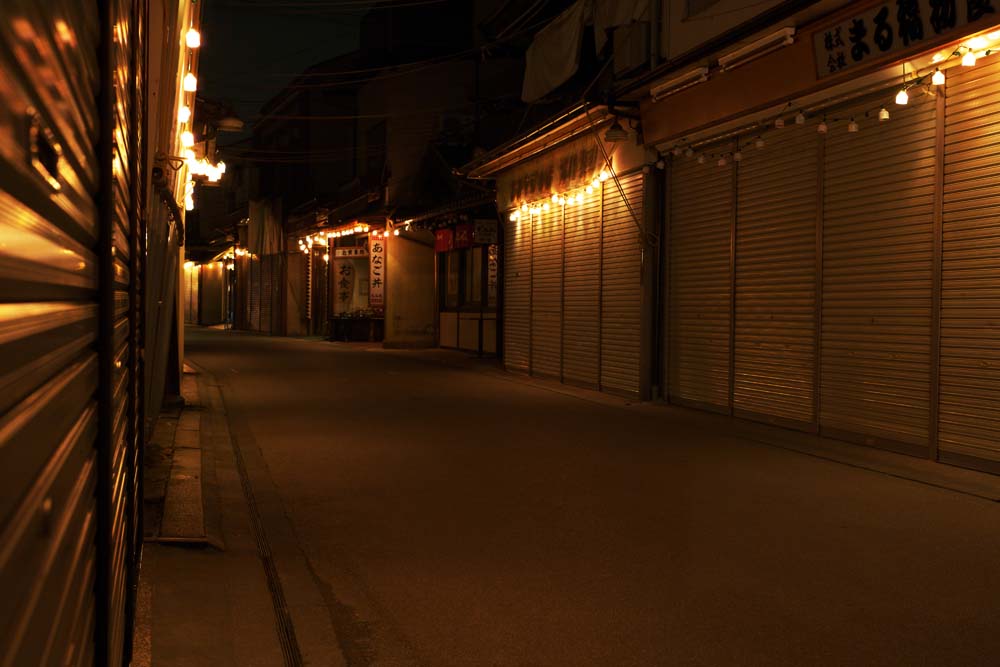 fotografia, materiale, libero il panorama, dipinga, fotografia di scorta,La notte di un approccio ad un sacrario, L'eredit culturale di Mondo, segua la traccia di di notte, vista serale, luce