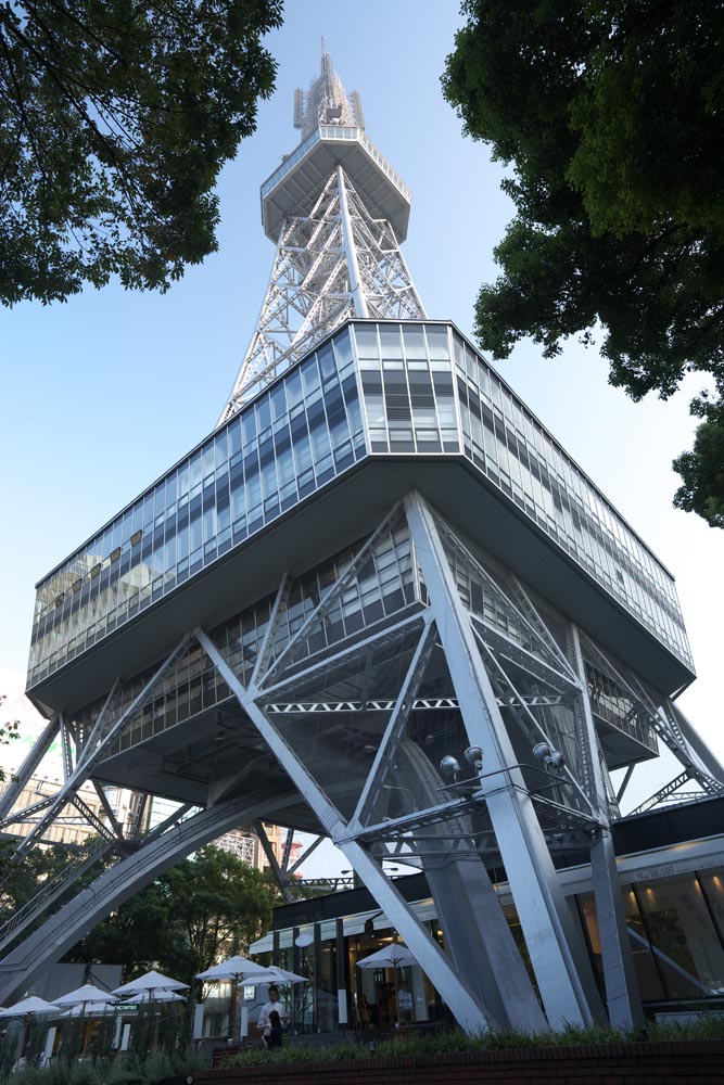 Foto, materieel, vrij, landschap, schilderstuk, bevoorraden foto,Nagoya Television Tower, Tv toren, Een elektrische golf, TV, Tv