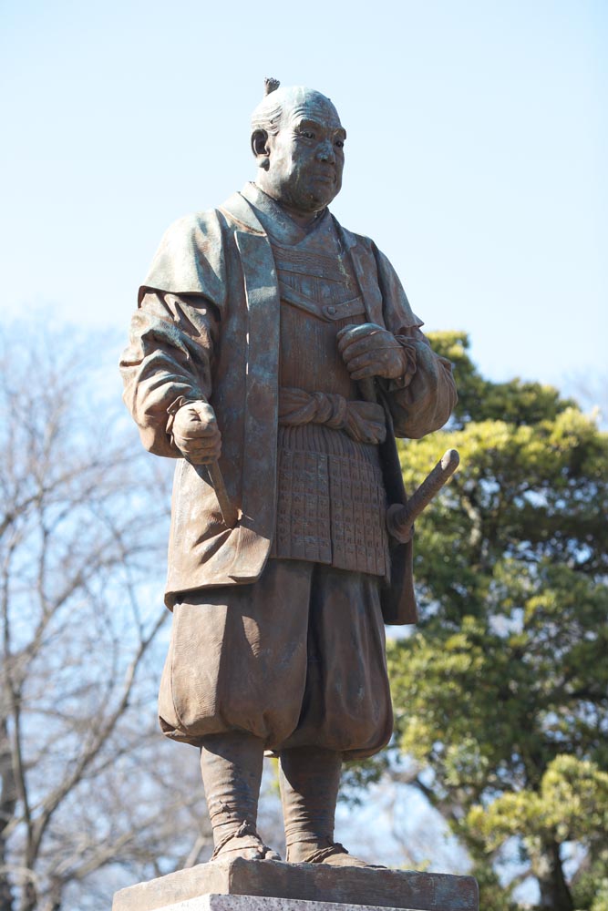 fotografia, materiale, libero il panorama, dipinga, fotografia di scorta,Ieyasu Tokugawa bronzano statua, bronzi statua, Edo, Mikawa, La storia