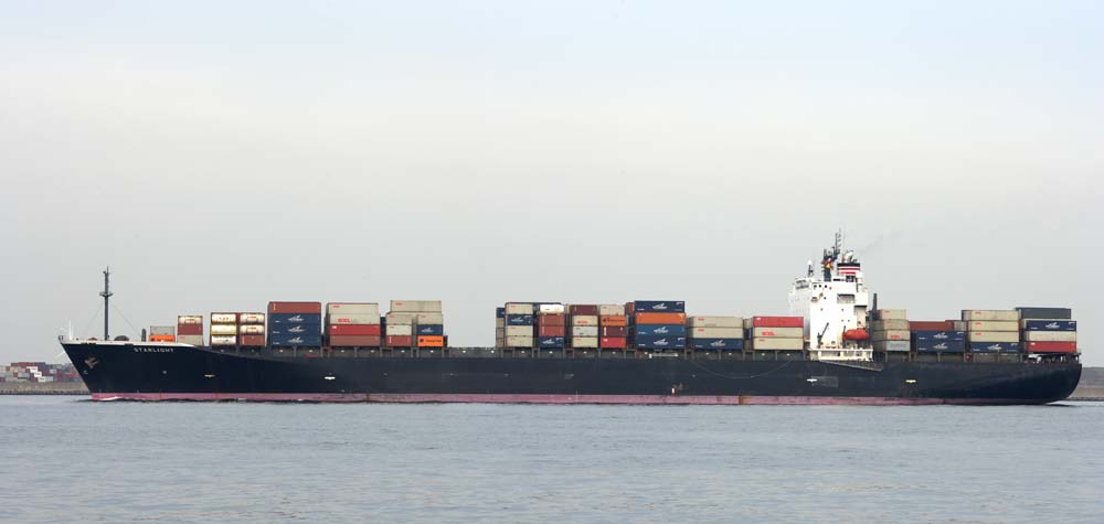 Foto, materiell, befreit, Landschaft, Bild, hat Foto auf Lager,Ein containership, Schiff, containership, Ladungsboot, Das Meer