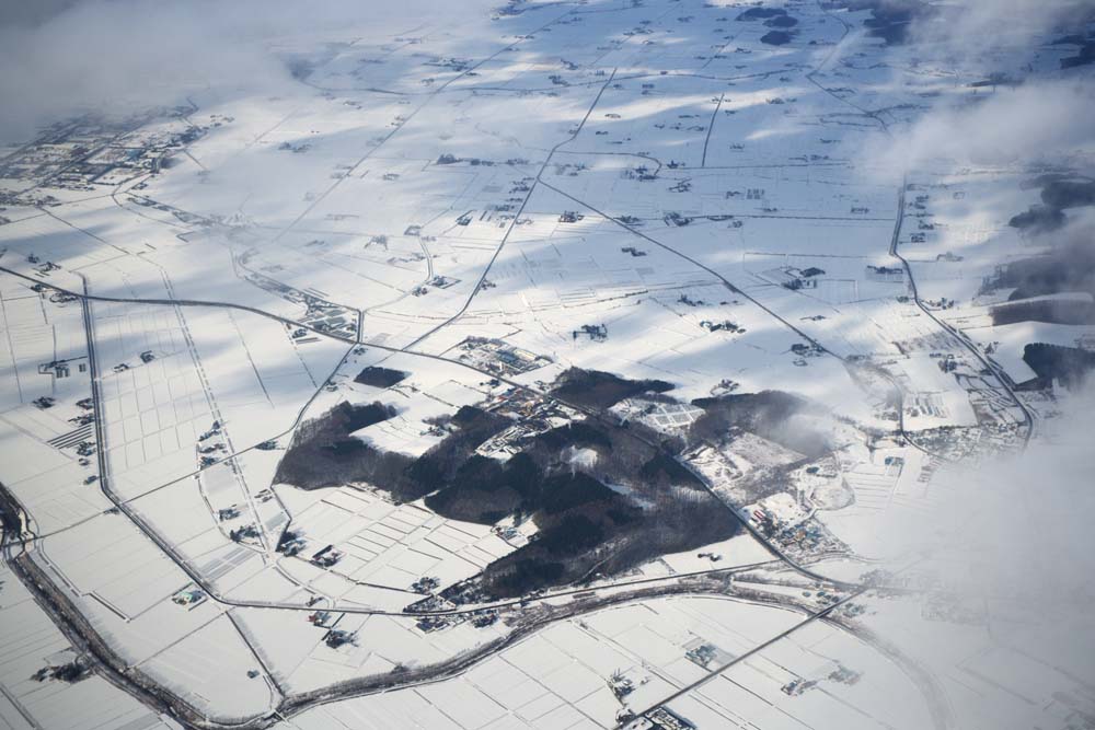 Foto, materieel, vrij, landschap, schilderstuk, bevoorraden foto,De noord land, Sneeuw scne, De velden, Wolk, Landbouwkunde