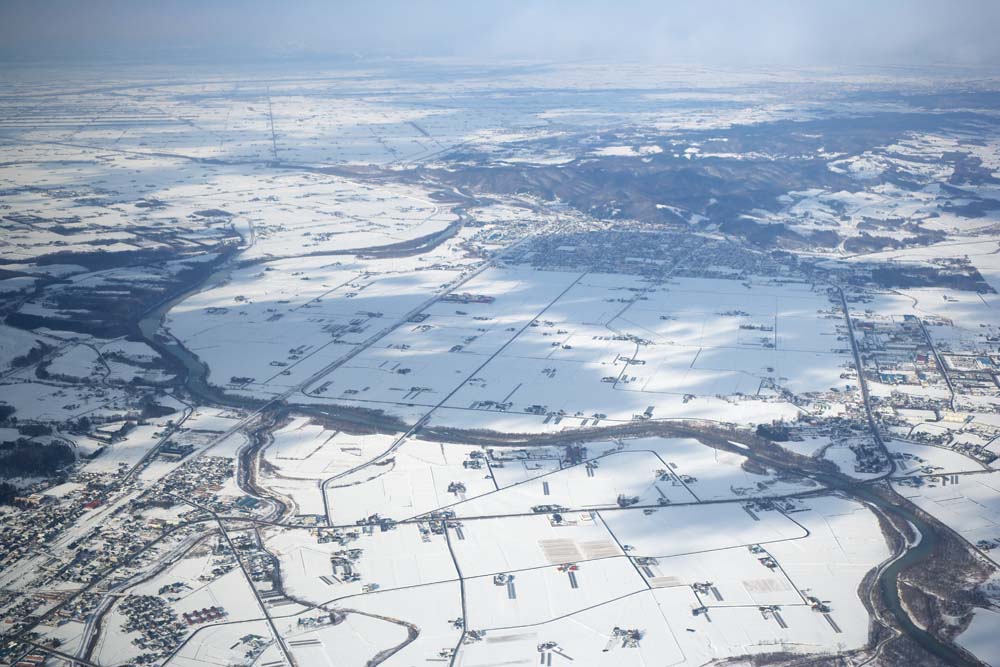 photo,material,free,landscape,picture,stock photo,Creative Commons,The north earth, snow scene, The fields, cloud, Agriculture