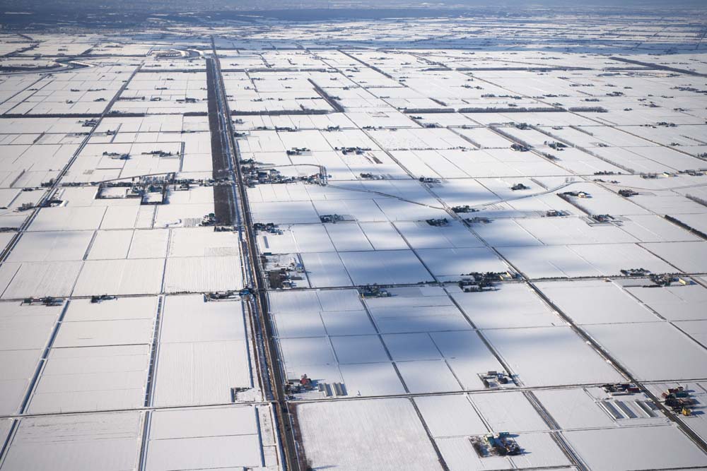 photo,material,free,landscape,picture,stock photo,Creative Commons,The north earth, snow scene, The fields, cloud, Agriculture