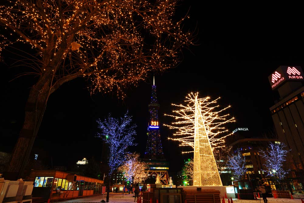 Foto, materieel, vrij, landschap, schilderstuk, bevoorraden foto,Kerst verluchtingen, X'mas, Illumineringen, Maak, Ik ben prachtig