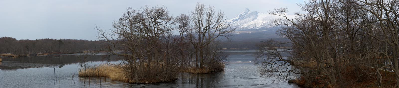 fotografia, materiale, libero il panorama, dipinga, fotografia di scorta,Scena di inverno di Onumakoen, , lago, Lago Onuma, cielo blu