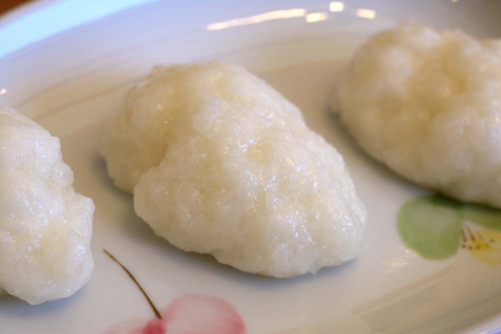 photo,material,free,landscape,picture,stock photo,Creative Commons,A base of a dirt rice cake, dirt rice cake, I tear it off, rice dumpling covered with bean jam, filling time rice cake