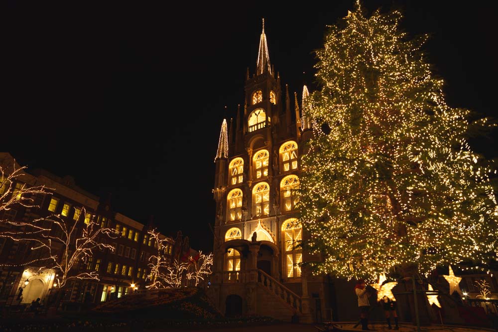 foto,tela,gratis,paisaje,fotografa,idea,Bosch de Huis diez de noche, El ayuntamiento, Illuminations, Iluminacin, Luz