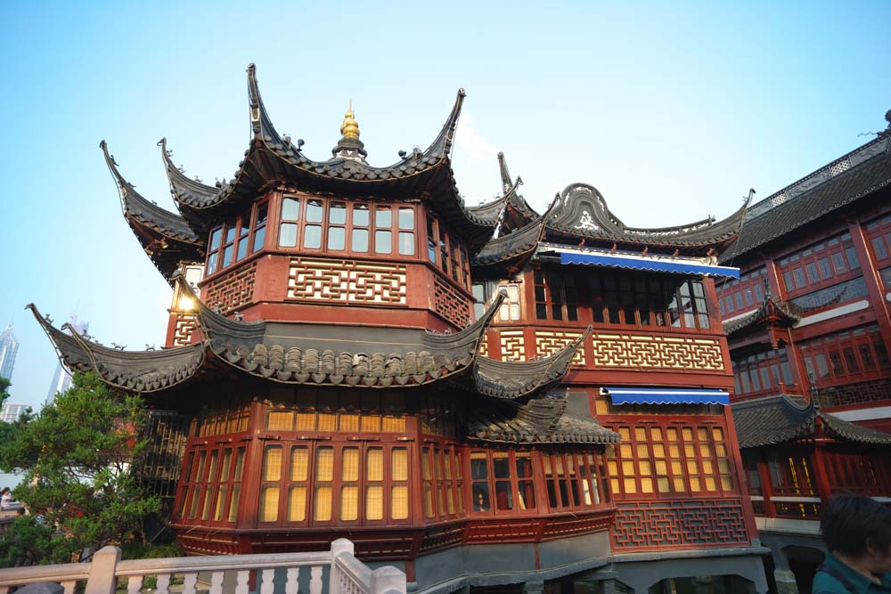 fotografia, materiale, libero il panorama, dipinga, fotografia di scorta,Yu Yuan / cuore di una pergola di lago, YuYuan, , , Edificio cinese