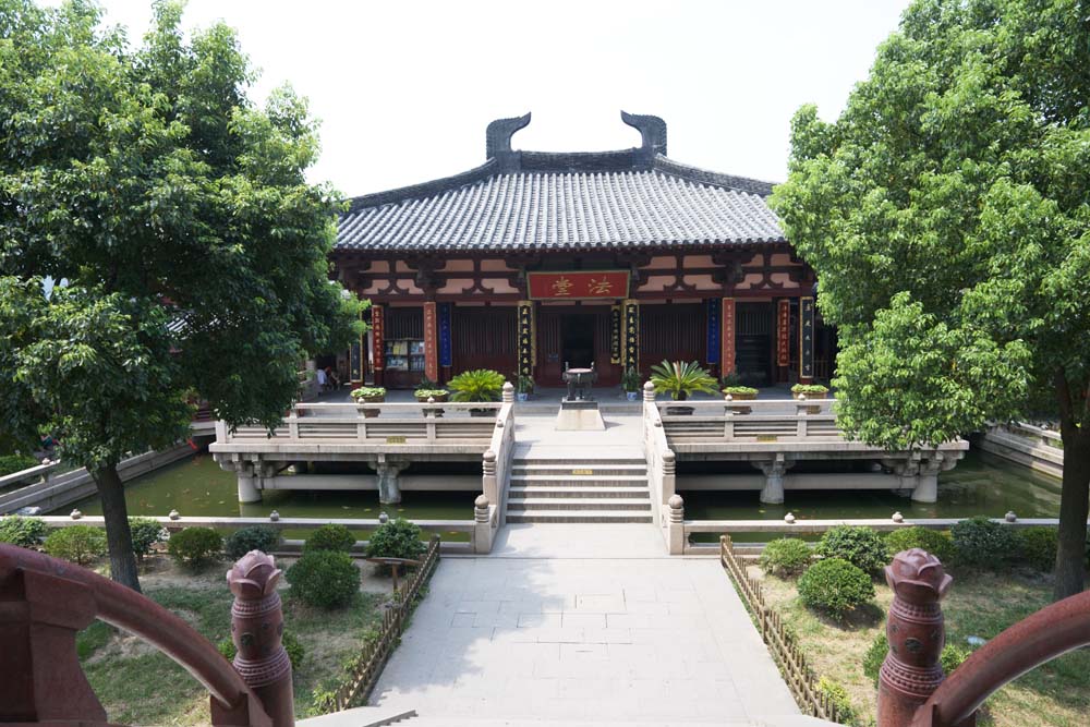 foto,tela,gratis,paisaje,fotografa,idea,El saln de sermn de la montaa en templo de invierno, Laguna, Puente, Pilar, Buddhism