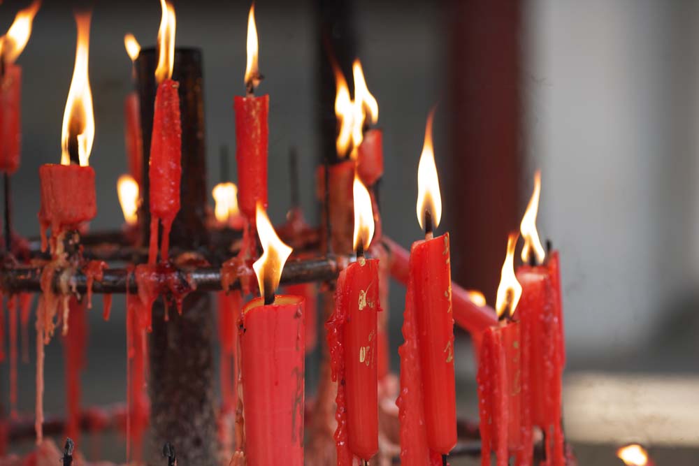 Foto, materieel, vrij, landschap, schilderstuk, bevoorraden foto,De kandelaar van de berg in winterachtige tempel, Kaarsstandaard, , , Boeddhisme