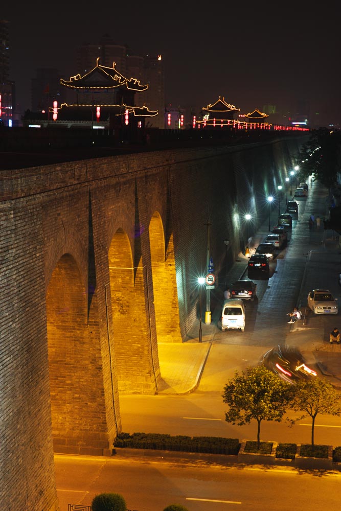 photo,material,free,landscape,picture,stock photo,Creative Commons,Long Anjo castle wall, Chang'an, castle gate, brick, The history