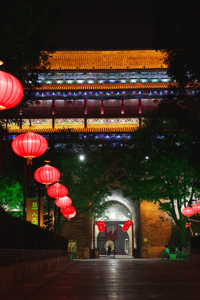 photo, la matire, libre, amnage, dcrivez, photo de la rserve,La porte Einei, Chang'an, porte de chteau, brique, Je l'claire