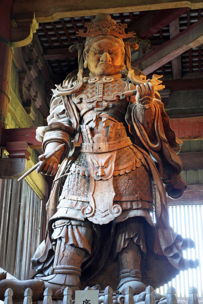 photo,material,free,landscape,picture,stock photo,Creative Commons,A god guarding the west image, Bronze, An attendant image of Buddhist statue, Buddhism, Buddhist image