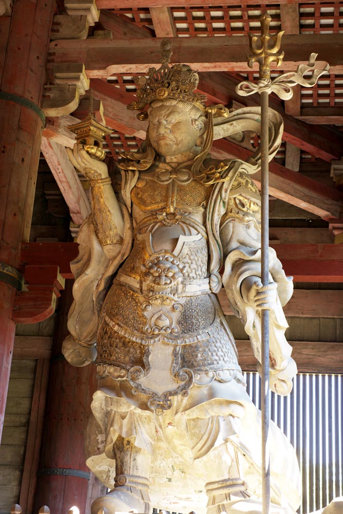 photo,material,free,landscape,picture,stock photo,Creative Commons,A god of treasure image, Bronze, An attendant image of Buddhist statue, Buddhism, Buddhist image