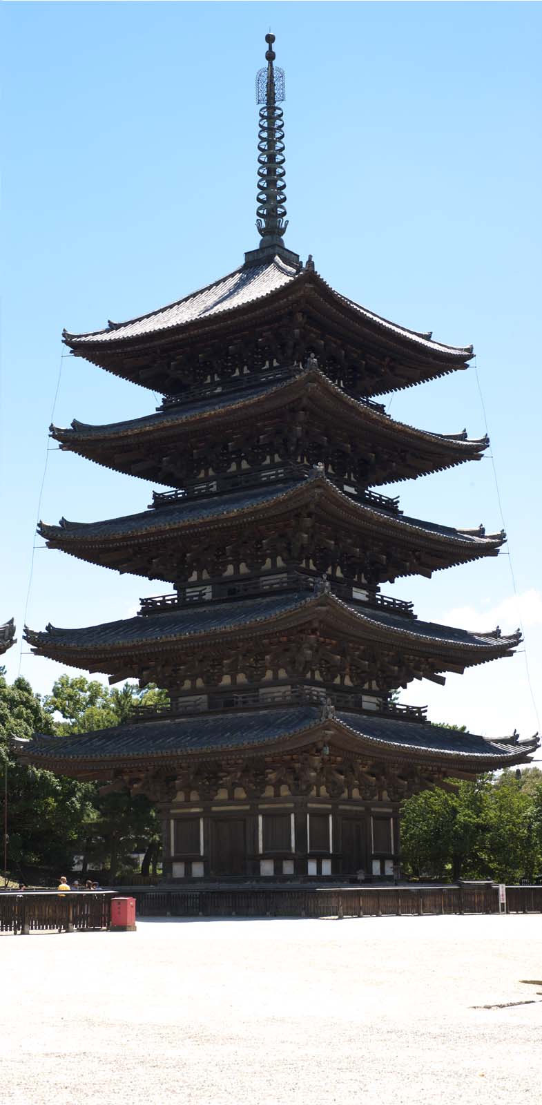 Foto, materieel, vrij, landschap, schilderstuk, bevoorraden foto,Kofuku-ji Temple Five Storeyed Pagoda, Boeddhisme, Van hout gebouw, Vijf Storeyed Pagoda, Wereld heritage