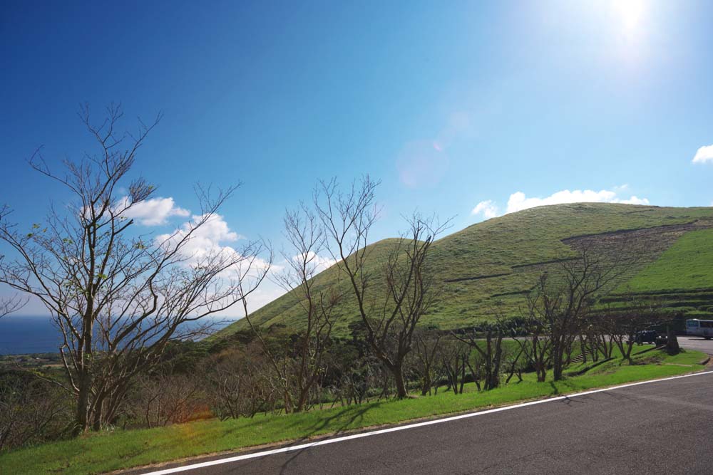 foto,tela,gratis,paisaje,fotografa,idea,Monte. Ogro, Lava, El mar, Campo, Camino de ciclismo