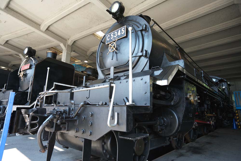 Foto, materieel, vrij, landschap, schilderstuk, bevoorraden foto,Een wasem locomotief, Bewasem locomotief, Trein, Aandrijfwiel, Steenkool