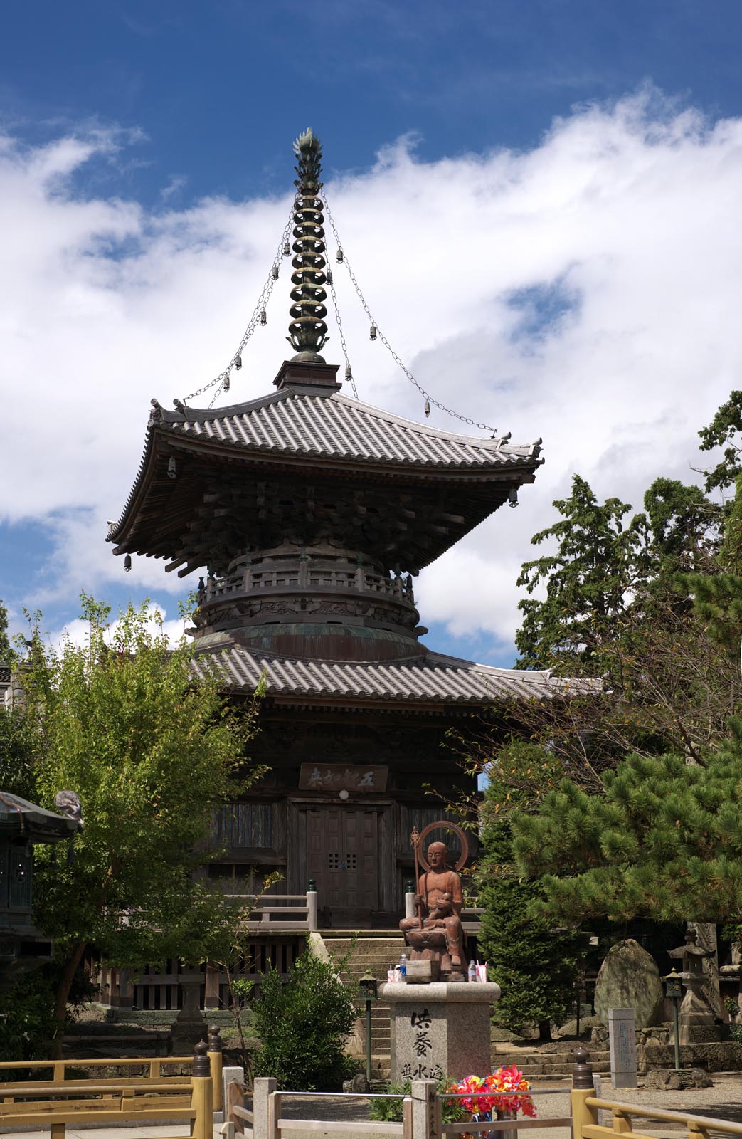 photo, la matire, libre, amnage, dcrivez, photo de la rserve,Une tour du trsor du temple de la montagne sacre, tour du trsor, Bouddhisme, temple, btiment en bois