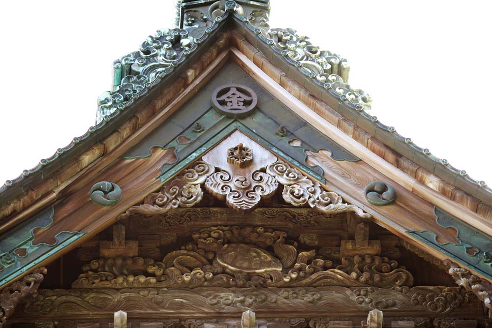 photo,material,free,landscape,picture,stock photo,Creative Commons,Kompira-san Shrine sculpture, Shinto shrine Buddhist temple, company, tortoise, Shinto