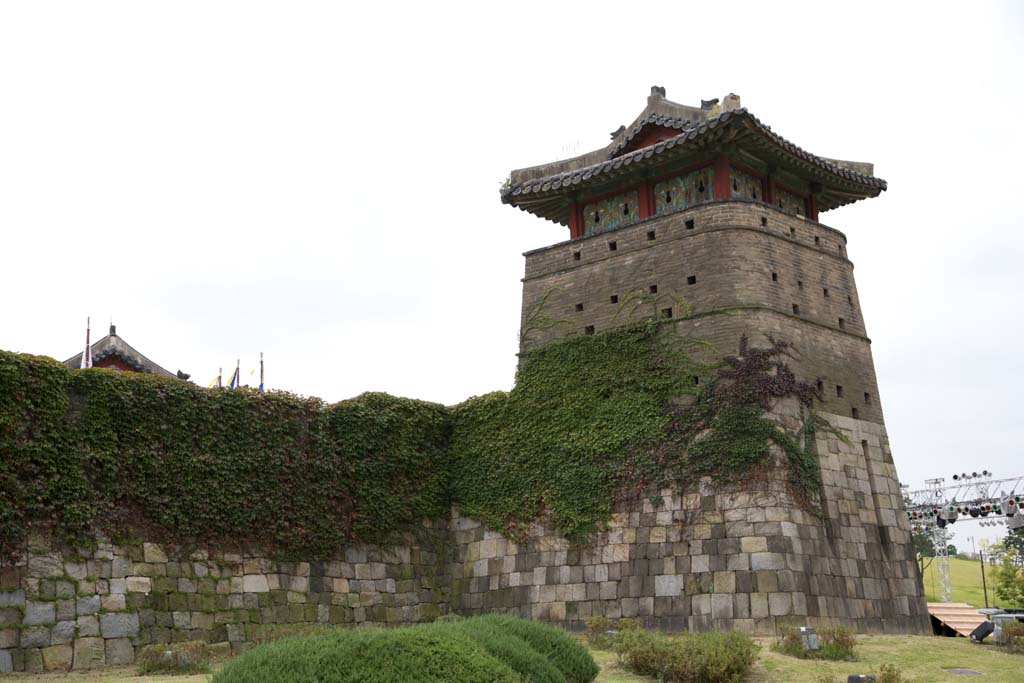 fotografia, materiale, libero il panorama, dipinga, fotografia di scorta, l'indifferenza nordovest?, castello, soldato, mattone, Una torre di osservazione