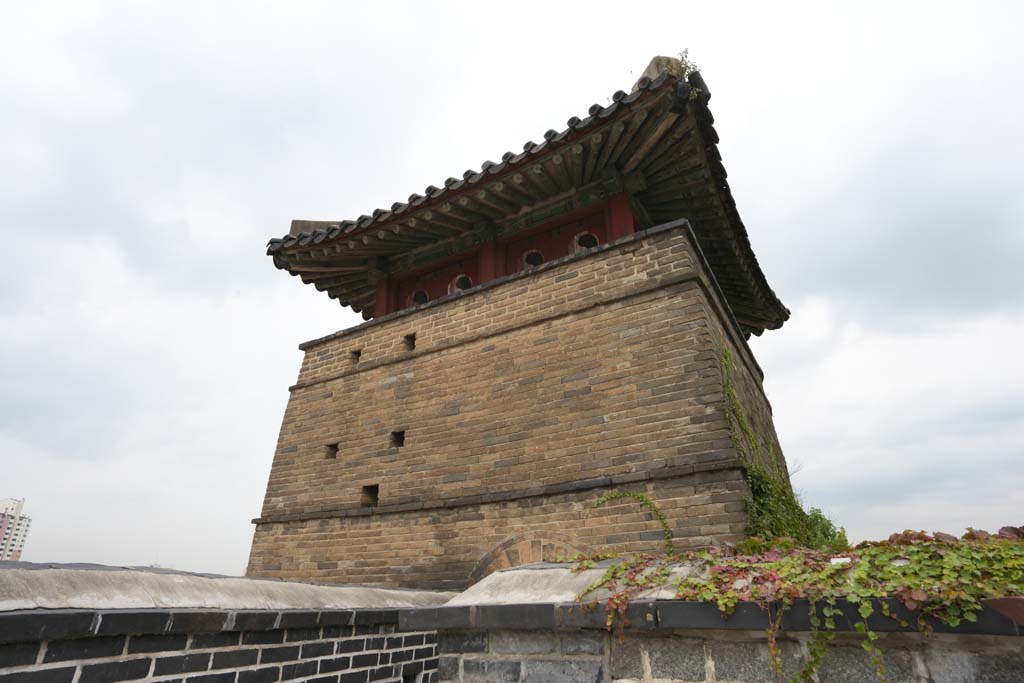 photo,material,free,landscape,picture,stock photo,Creative Commons,Is it northwest nonchalance?, castle, soldier, brick, An observation tower