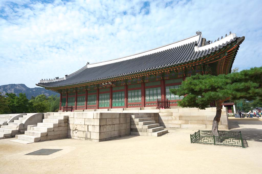 fotografia, materiale, libero il panorama, dipinga, fotografia di scorta,Osamu Sei di Kyng-bokkung, edificio di legno, eredit di mondo, Confucianesimo, L'alfabeto di Hangul