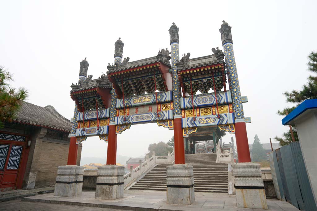 Foto, materieel, vrij, landschap, schilderstuk, bevoorraden foto,De Summer Palace, Colonne, Lang, Goud, Draak