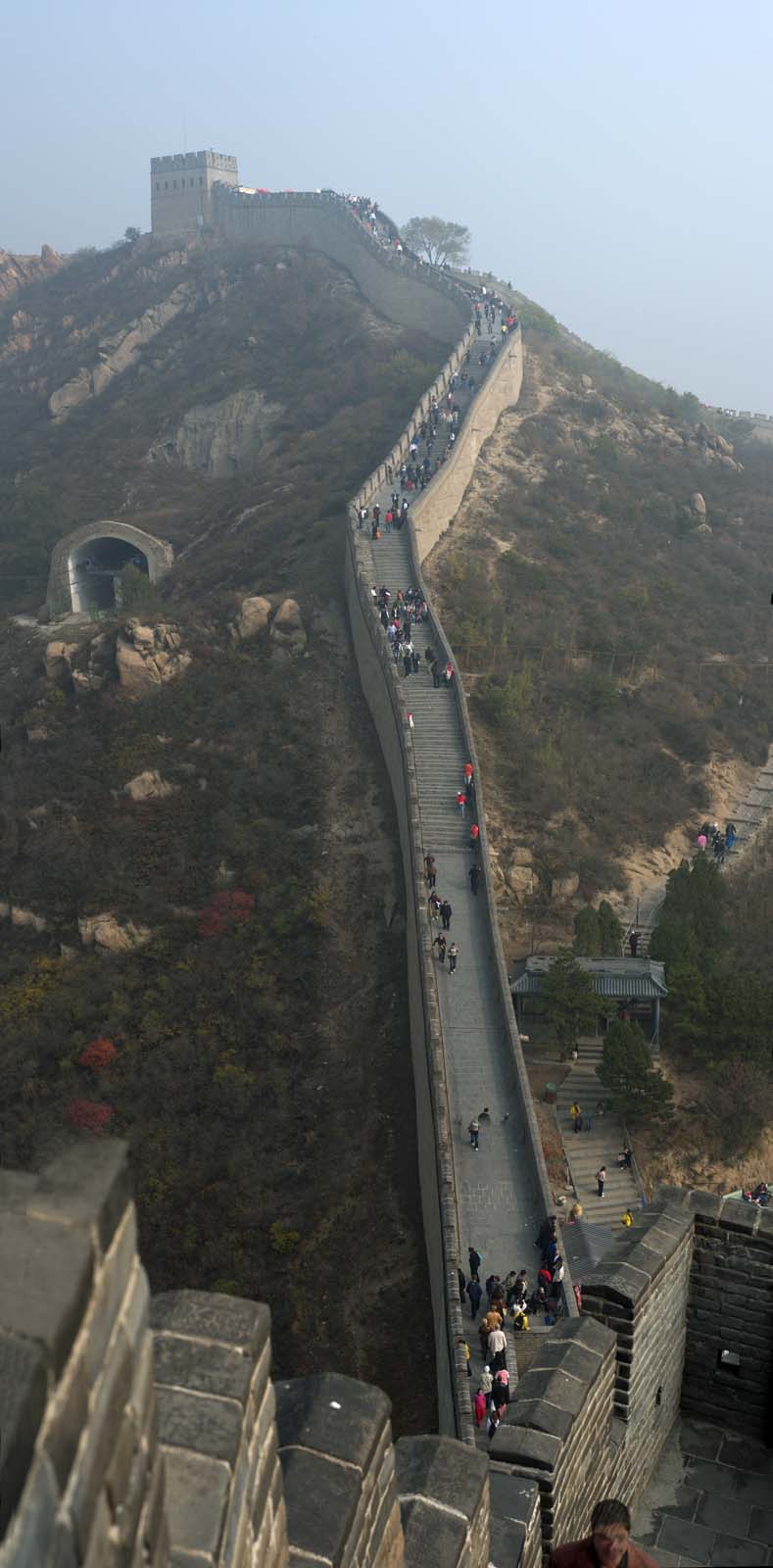 Foto, materiell, befreit, Landschaft, Bild, hat Foto auf Lager,Great Wall Panorama, Mauern, Lou-Burg, Xiongnu, Kaiser Guangwu von Han