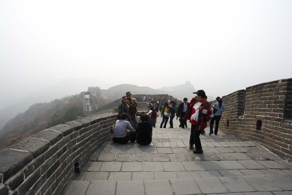 Foto, materieel, vrij, landschap, schilderstuk, bevoorraden foto,Grote Muur, Muren, Lou Kasteel, Xiongnu, Keizer Guangwu van Han