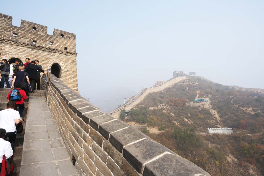 Foto, materiell, befreit, Landschaft, Bild, hat Foto auf Lager,Great Wall, Mauern, Lou-Burg, Xiongnu, Kaiser Guangwu von Han