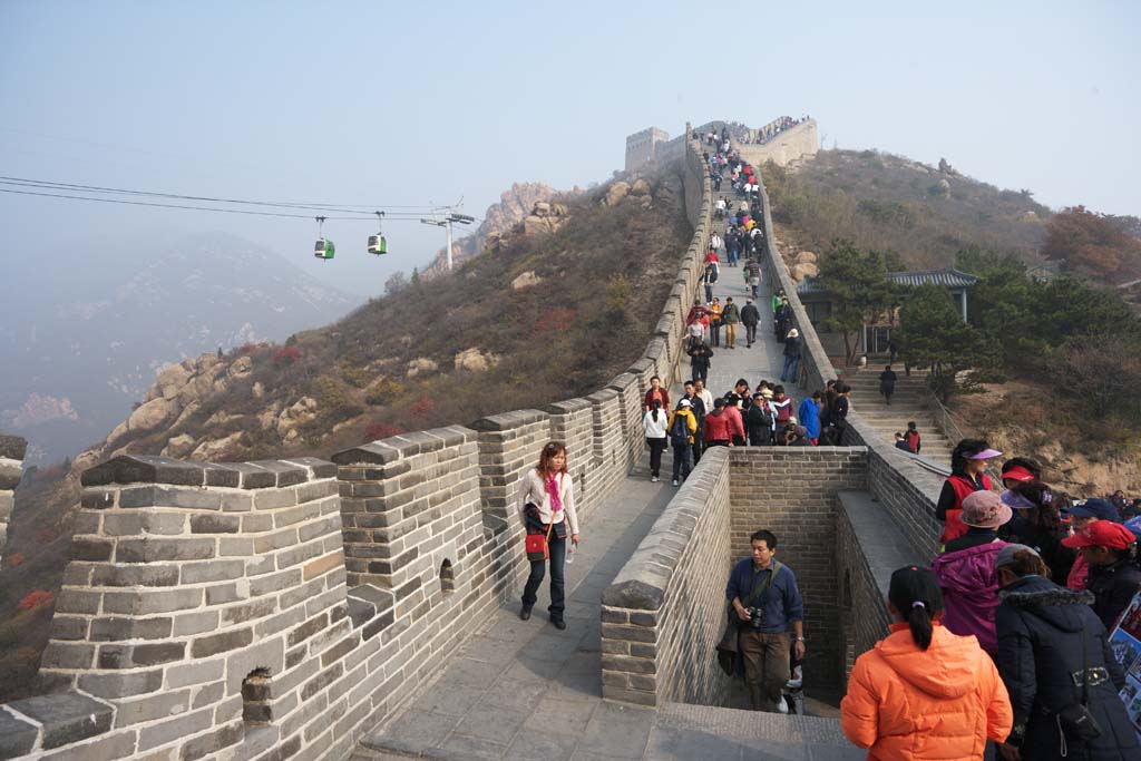 Foto, materieel, vrij, landschap, schilderstuk, bevoorraden foto,Grote Muur, Muren, Lou Kasteel, Xiongnu, Keizer Guangwu van Han