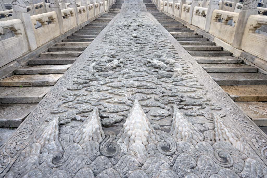 foto,tela,gratis,paisaje,fotografa,idea,Ciudad Prohibida de nubes palabra dragn de piedra, Long, Alivio, Palacio, Escaleras