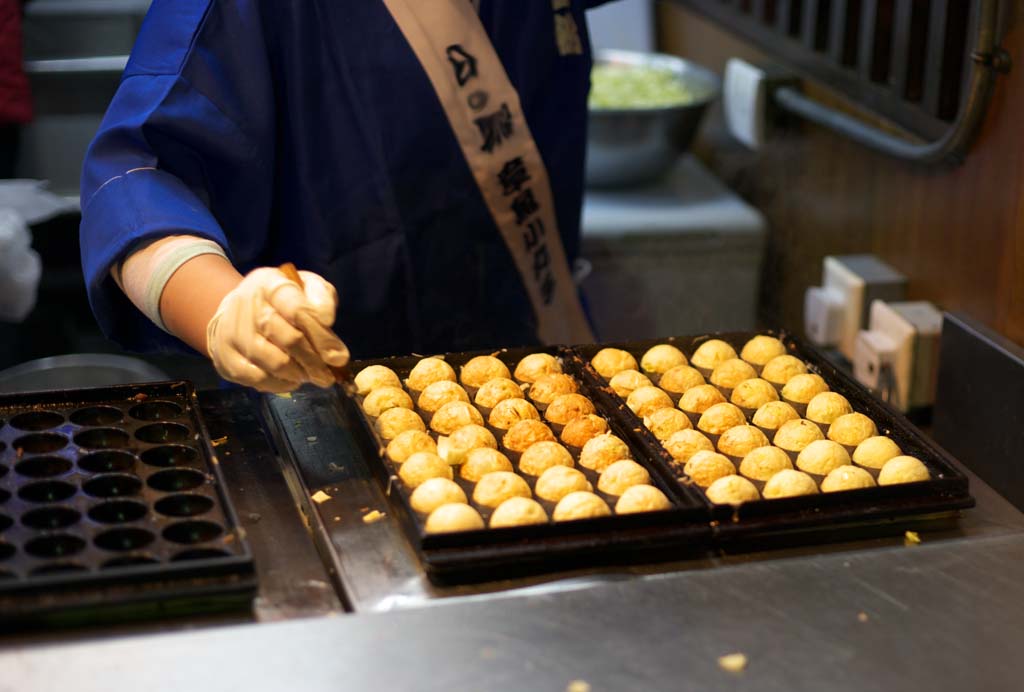 Foto, materiell, befreit, Landschaft, Bild, hat Foto auf Lager,TAKOYAKI, Octopus bumst, TAKOYAKI, , Japanische Kche