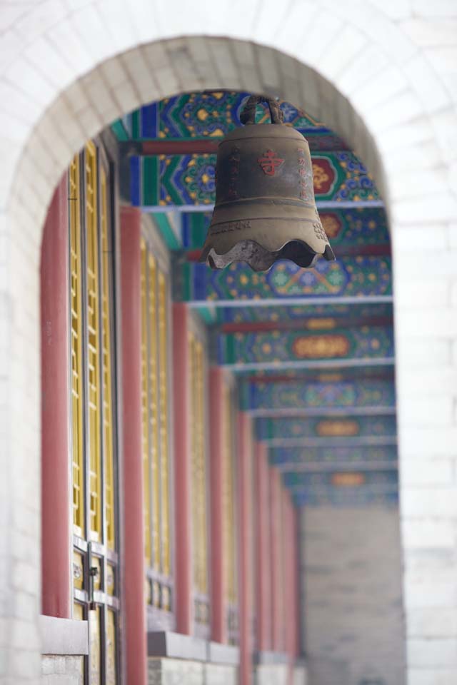 foto,tela,gratis,paisaje,fotografa,idea,Corredor en el Templo de Gran Misericordia y Bondad, Bell, Color lleno, Arch, La ventana