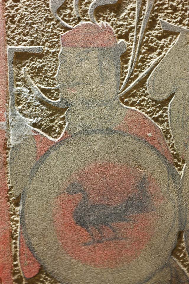 photo,material,free,landscape,picture,stock photo,Creative Commons,Painted Tomb Stone, Painted murals, Tomb, Shield, Phoenix
