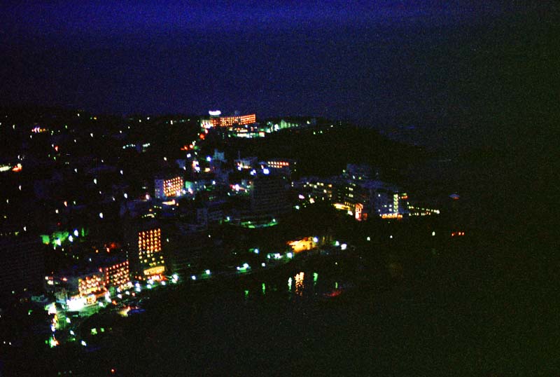 Foto, materiell, befreit, Landschaft, Bild, hat Foto auf Lager,Nanki-shirahama, Lampenlicht, Meer, Stadt, 