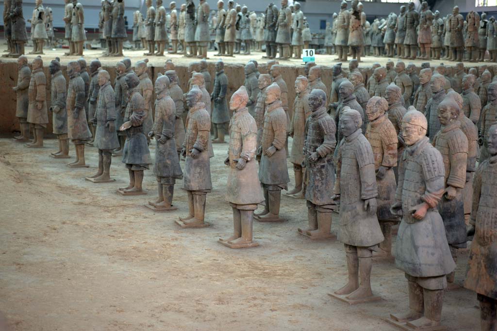 fotografia, materiale, libero il panorama, dipinga, fotografia di scorta,Guerrieri di terracotta in buca n  1, Guerrieri di cotta di terra, Persone antiche, Tomba, Eredit di Mondo