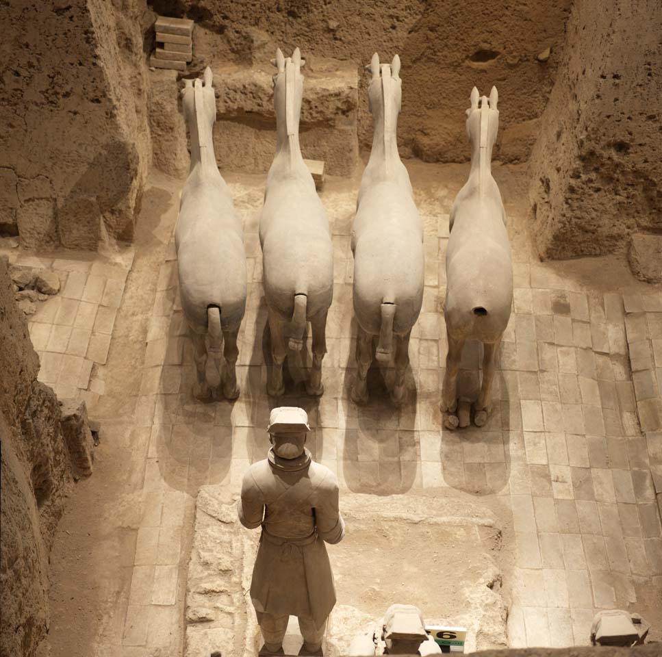 foto,tela,gratis,paisaje,fotografa,idea,Guerreros de terracota en la Piscina N  3, Guerreros de terracota, Personas antiguas, Tumba, Herencia de mundo