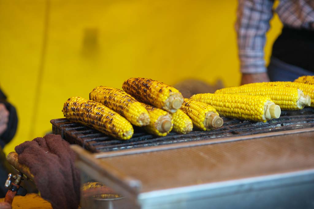 photo,material,free,landscape,picture,stock photo,Creative Commons,Burning corn stand, Mais, Delicious, Thale, Festivities