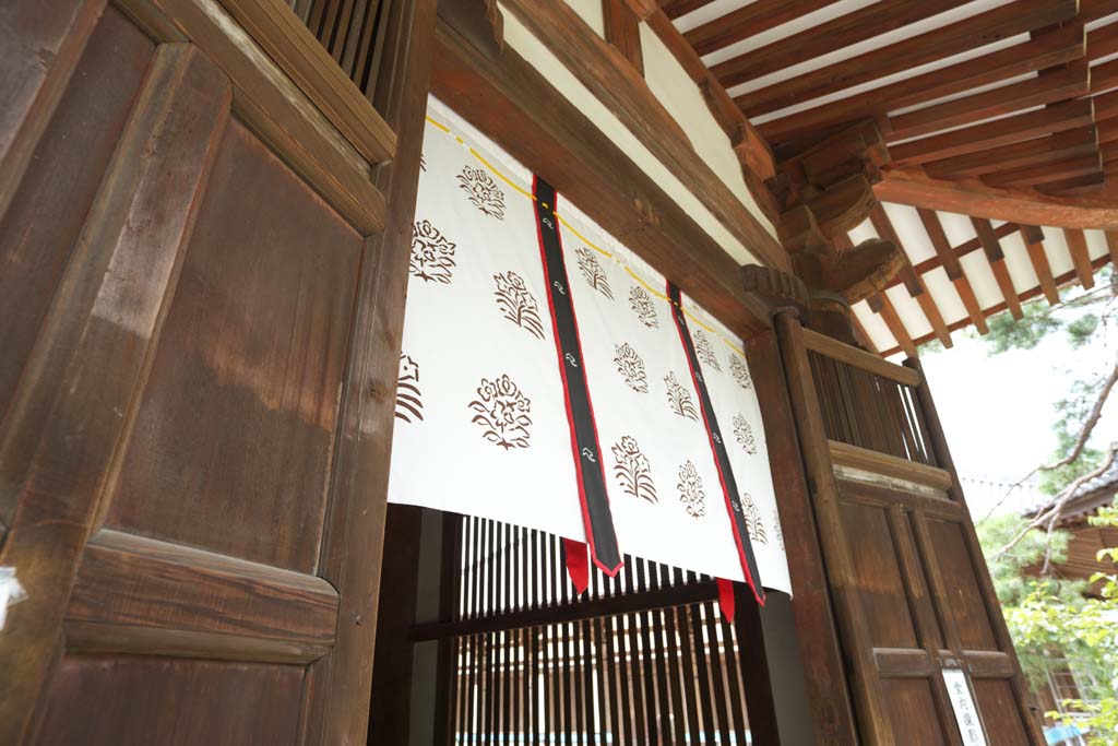 Foto, materieel, vrij, landschap, schilderstuk, bevoorraden foto,Toshodai-ji Tempel spreekbeurt hal, De Imperial Court architectuur, Van hout gebouw, Boeddhist mannenklooster, Chaitya