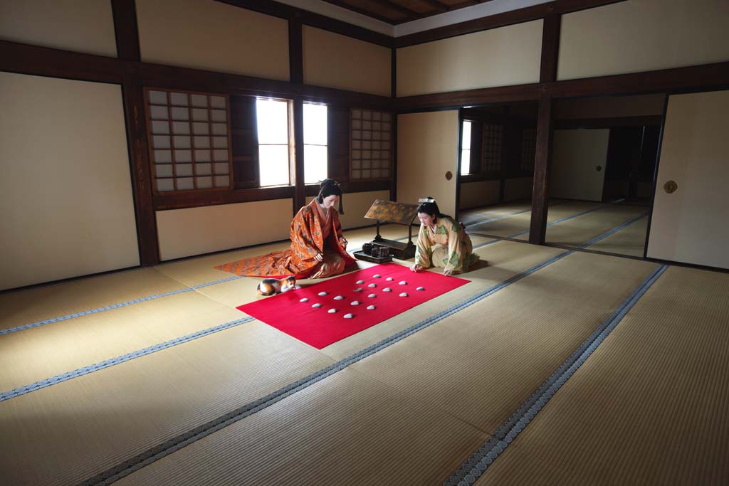 photo,material,free,landscape,picture,stock photo,Creative Commons,The room of the Himeji-jo Castle makeup oar, Four national treasures Castle, Sadanori Akamatsu, Shigetaka Kuroda, Hideyoshi Hashiba