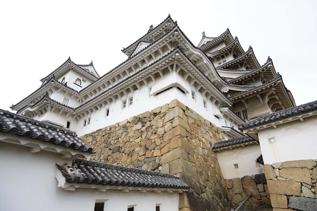 photo,material,free,landscape,picture,stock photo,Creative Commons,Himeji-jo Castle, Four national treasures Castle, Sadanori Akamatsu, Shigetaka Kuroda, Hideyoshi Hashiba